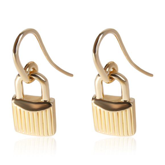 Tom Ford Padlock Earrings in 18k Yellow Gold - Picture 1 of 4